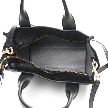 Marc Jacobs Grained Calfskin Small The Tote Bag Black 5 of 10