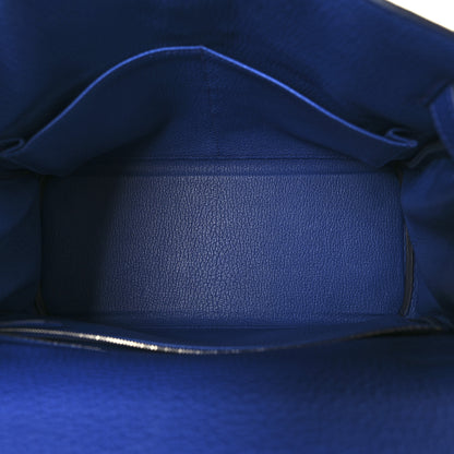 Hermes Togo Kelly Retourne 28 Bleu Royal 5 of 12
