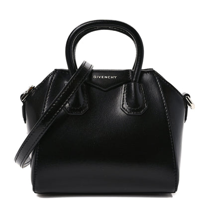 Givenchy Shiny Lord Calfskin Micro Antigona Black 1 of 9