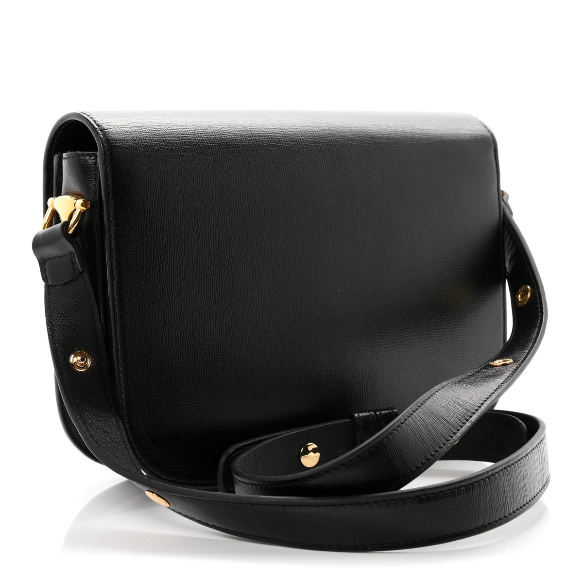 Gucci Azalea Calfskin Horsebit 1955 Shoulder Bag Black 3 of 10
