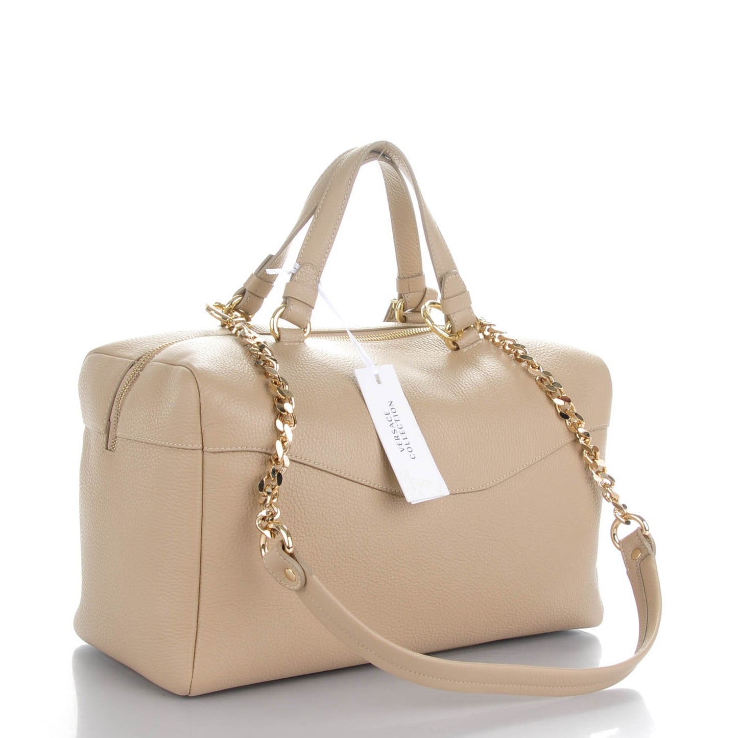 Vitello Boxy Satchel Sand