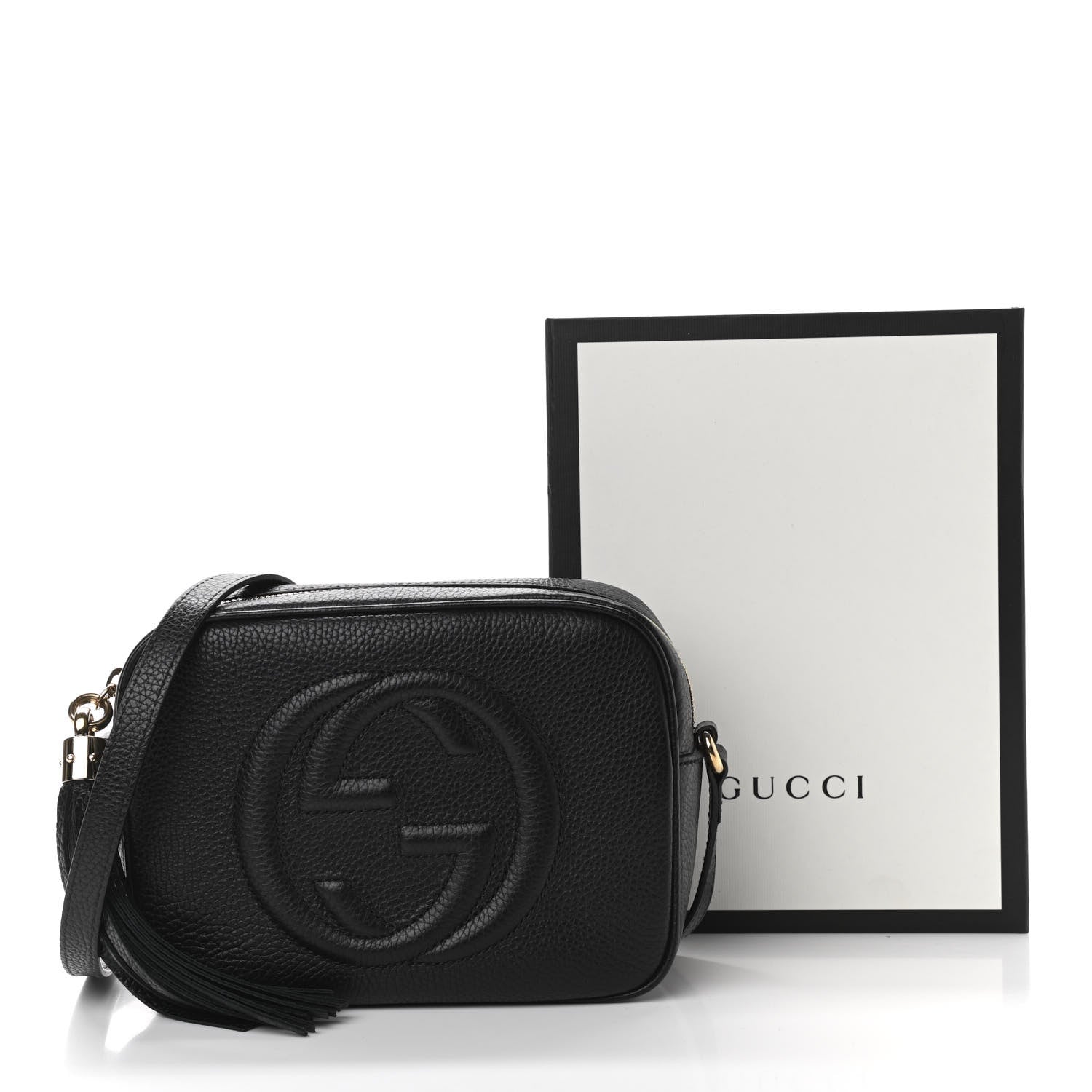 Gucci Pebbled Calfskin Small Soho Disco Bag Black 11 of 11