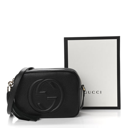 Gucci Pebbled Calfskin Small Soho Disco Bag Black 11 of 11