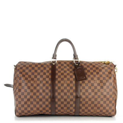 Louis Vuitton Damier Ebene Keepall Bandouliere 55 1 of 8