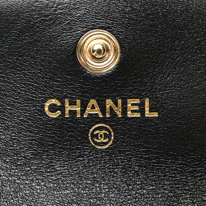 Chanel Shiny Aged Calfskin Quilted Waist Belt Bag Black 6 of 10