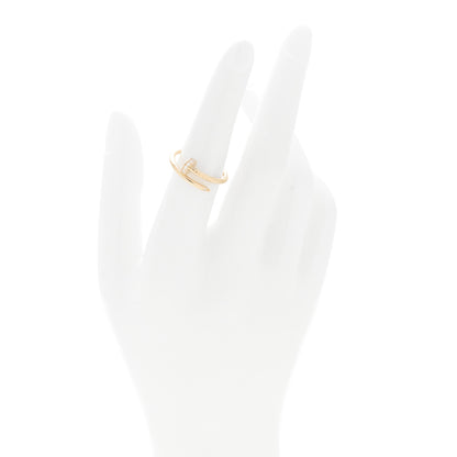 Cartier 18K Yellow Gold Diamond Small Juste Un Clou Ring 52 6 2 of 6