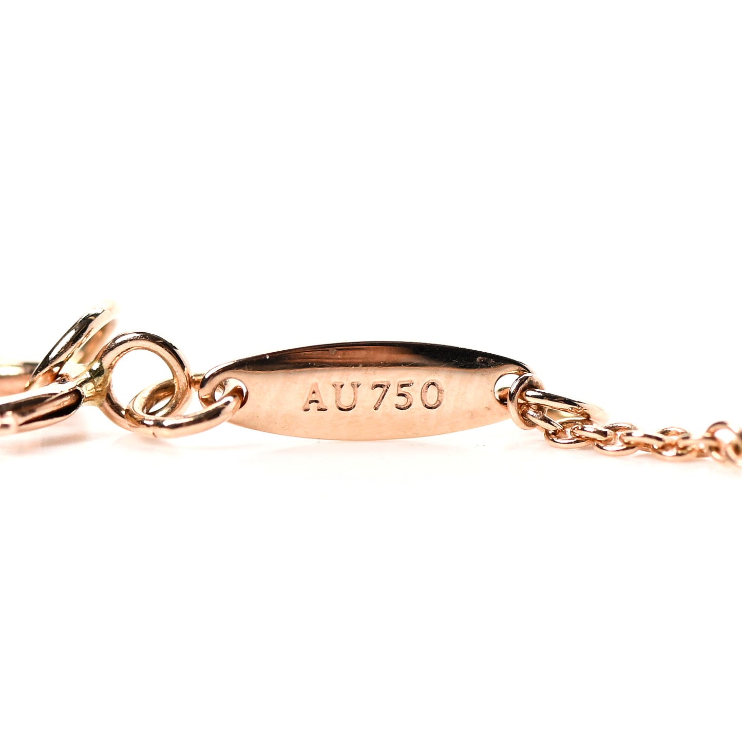 18K Rose Gold 11mm Elsa Peretti Open Heart Pendant Necklace