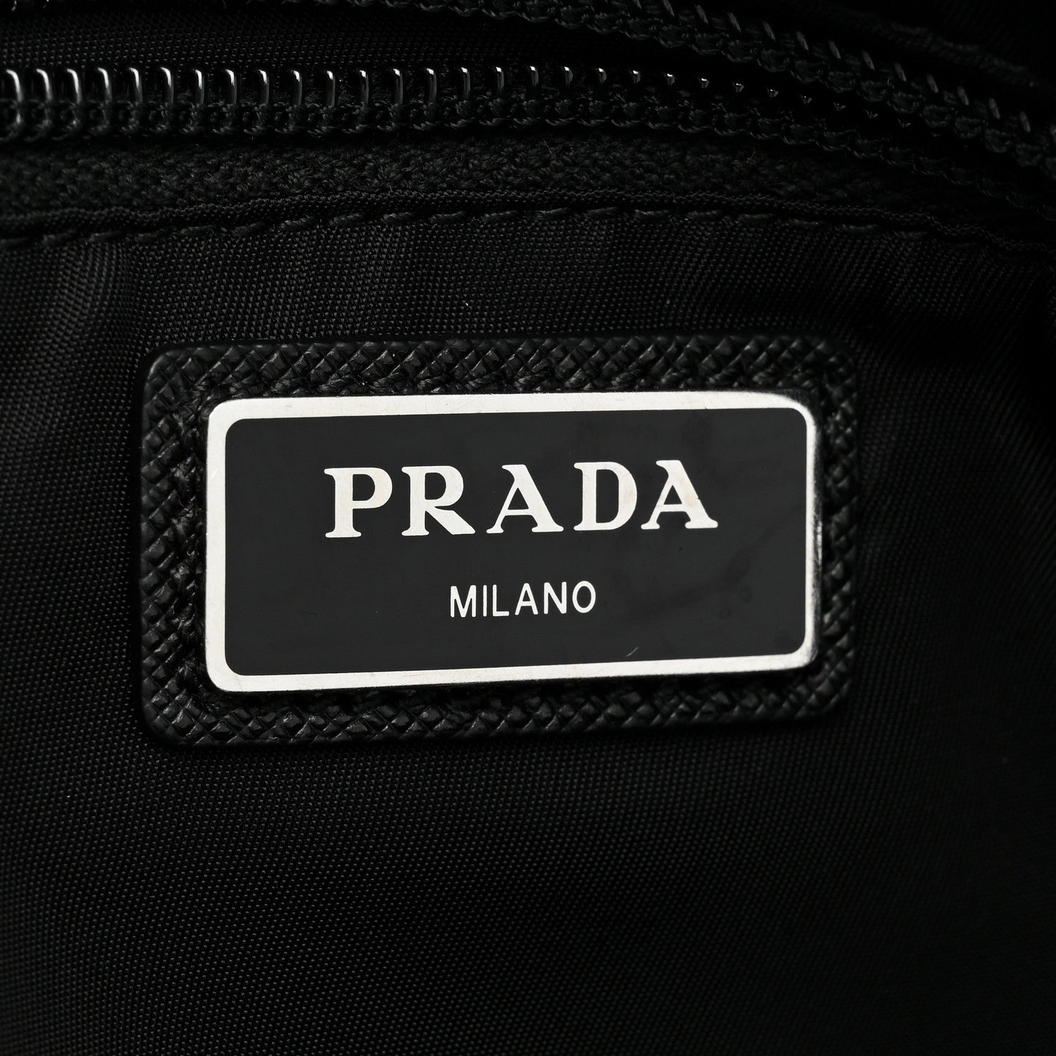 Prada Re-Nylon Saffiano Belt Bag L Black 7 of 11