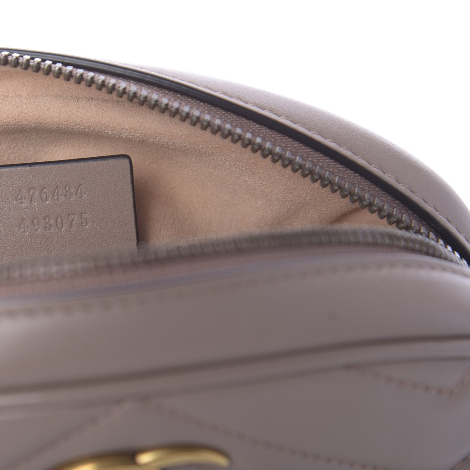 Gucci Calfskin Matelasse GG Marmont Belt Bag 85 34 Porcelain Rose 8 of 9