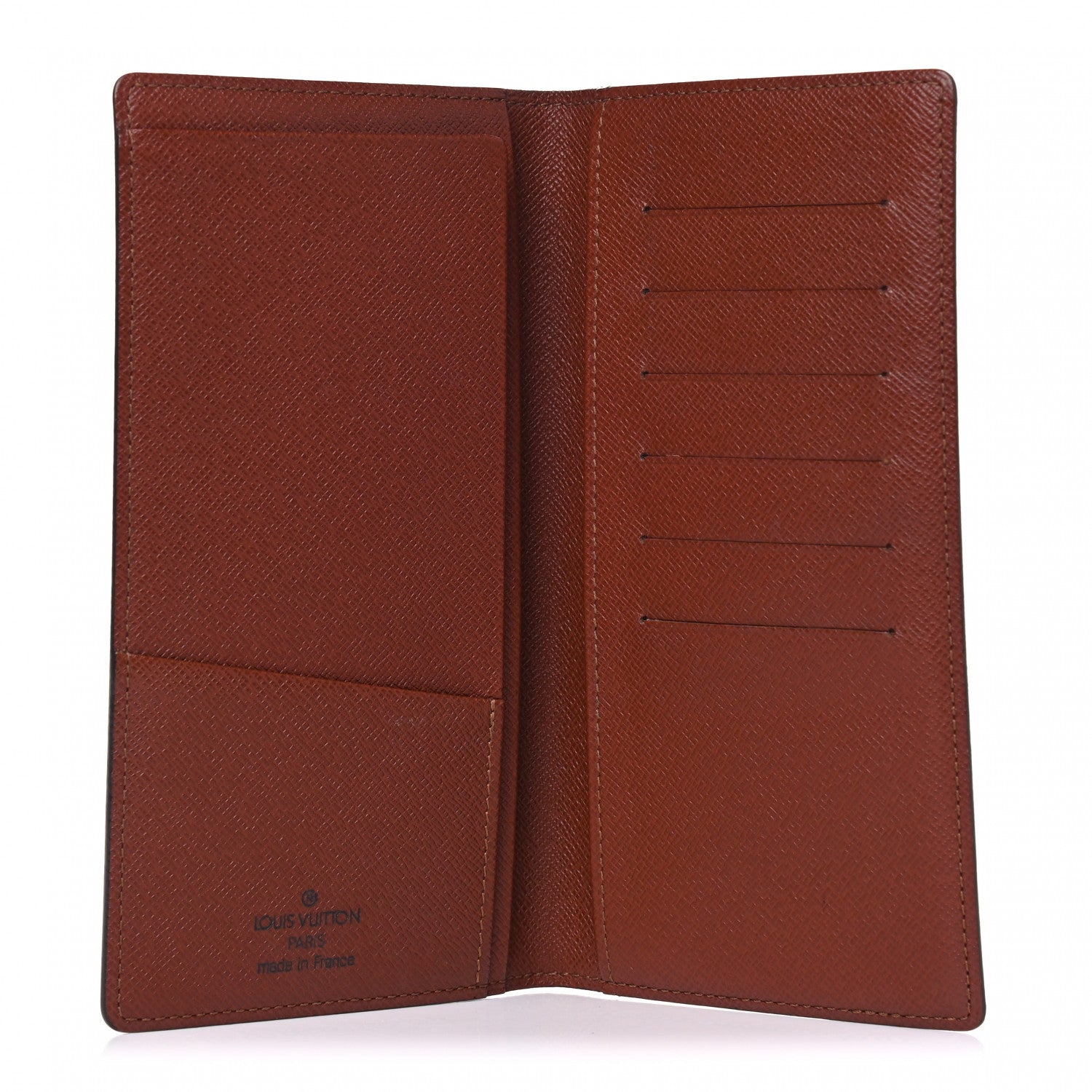 Louis Vuitton Monogram Porte Valeurs Checkbook Wallet 4 of 8