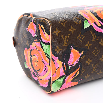 Louis Vuitton Monogram Roses Speedy 30 8 of 10