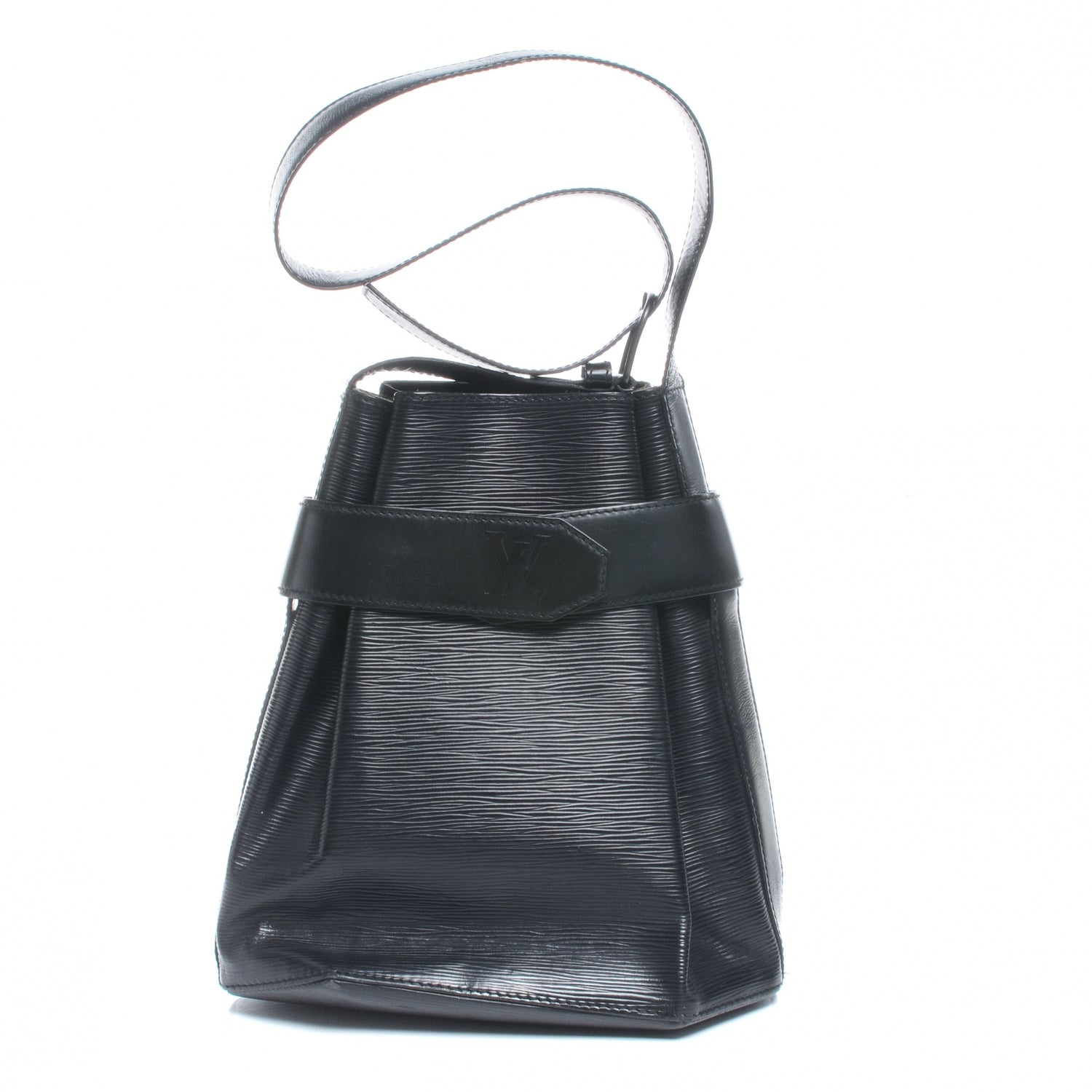Louis Vuitton Epi Sac D'Epaule Shoulder Bag Black Tote 1 of 6