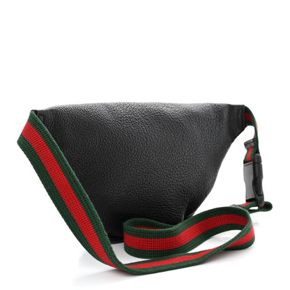 Gucci Grained Calfskin Small Logo Belt Bag Black 3 of 10