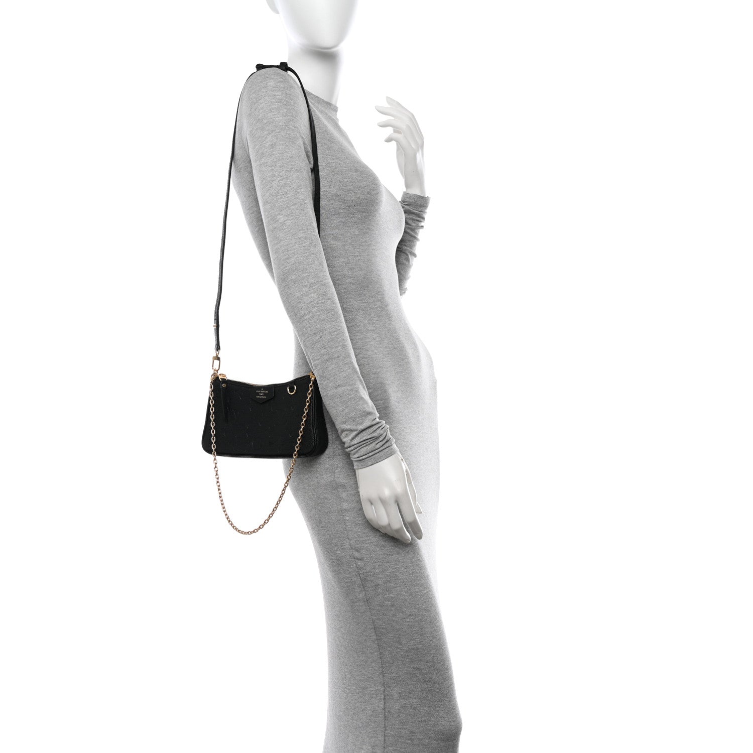 Louis Vuitton Empreinte Easy Pouch On Strap Black 2 of 9