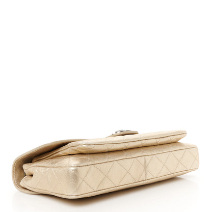 Chanel Metallic Calfskin Quilted Flap Bag Light Gold 4 of 11