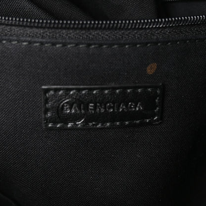 Balenciaga Canvas Crystal Embellished Eiffel Tower Explorer Backpack S Black 5 of 9