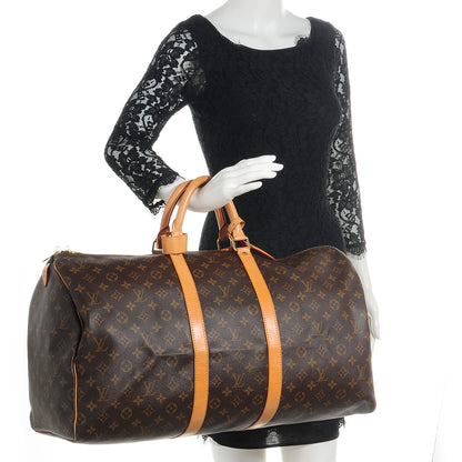 Louis Vuitton Monogram Keepall 55 2 of 7
