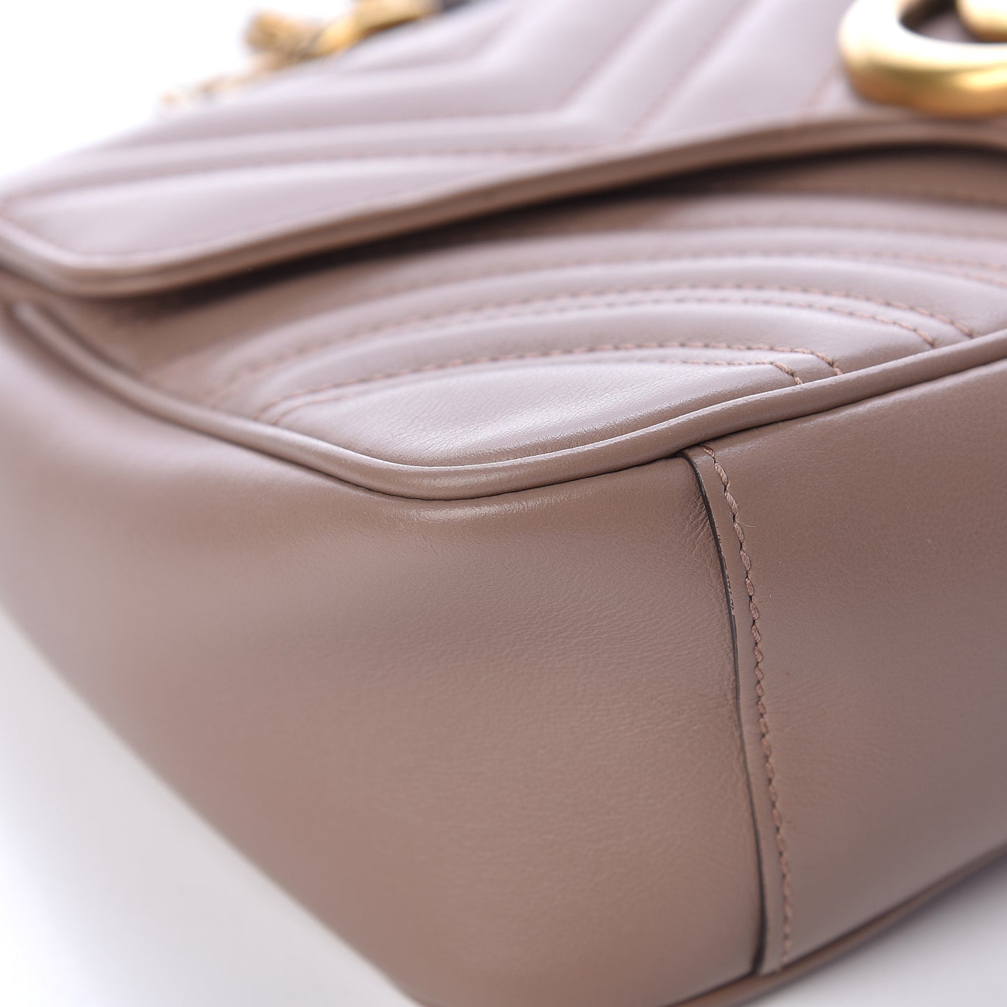 Calfskin Matelasse Small GG Marmont Shoulder Bag Porcelain Rose