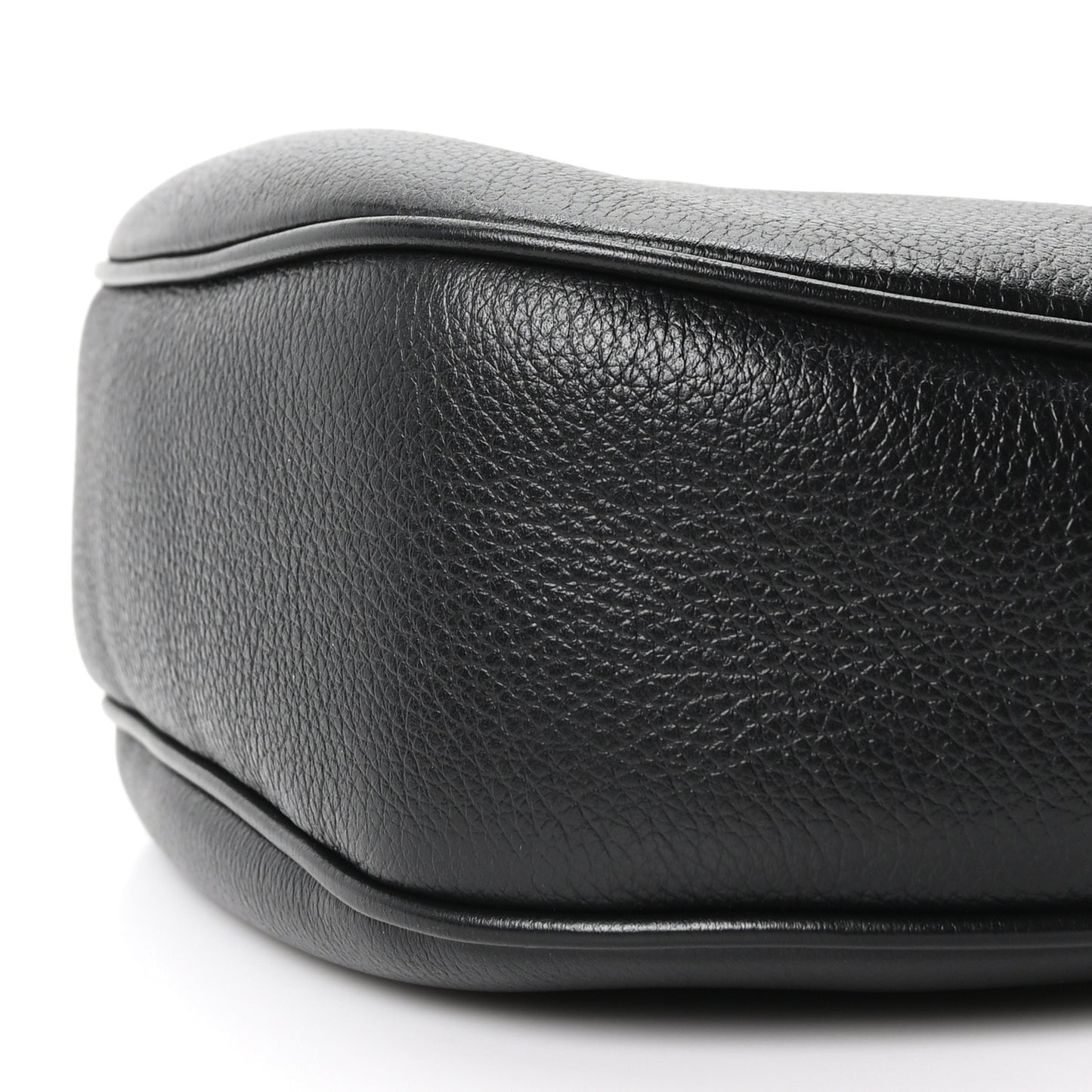Supple Calfskin Cuir Triomphe Small Heloise Shoulder Bag Black