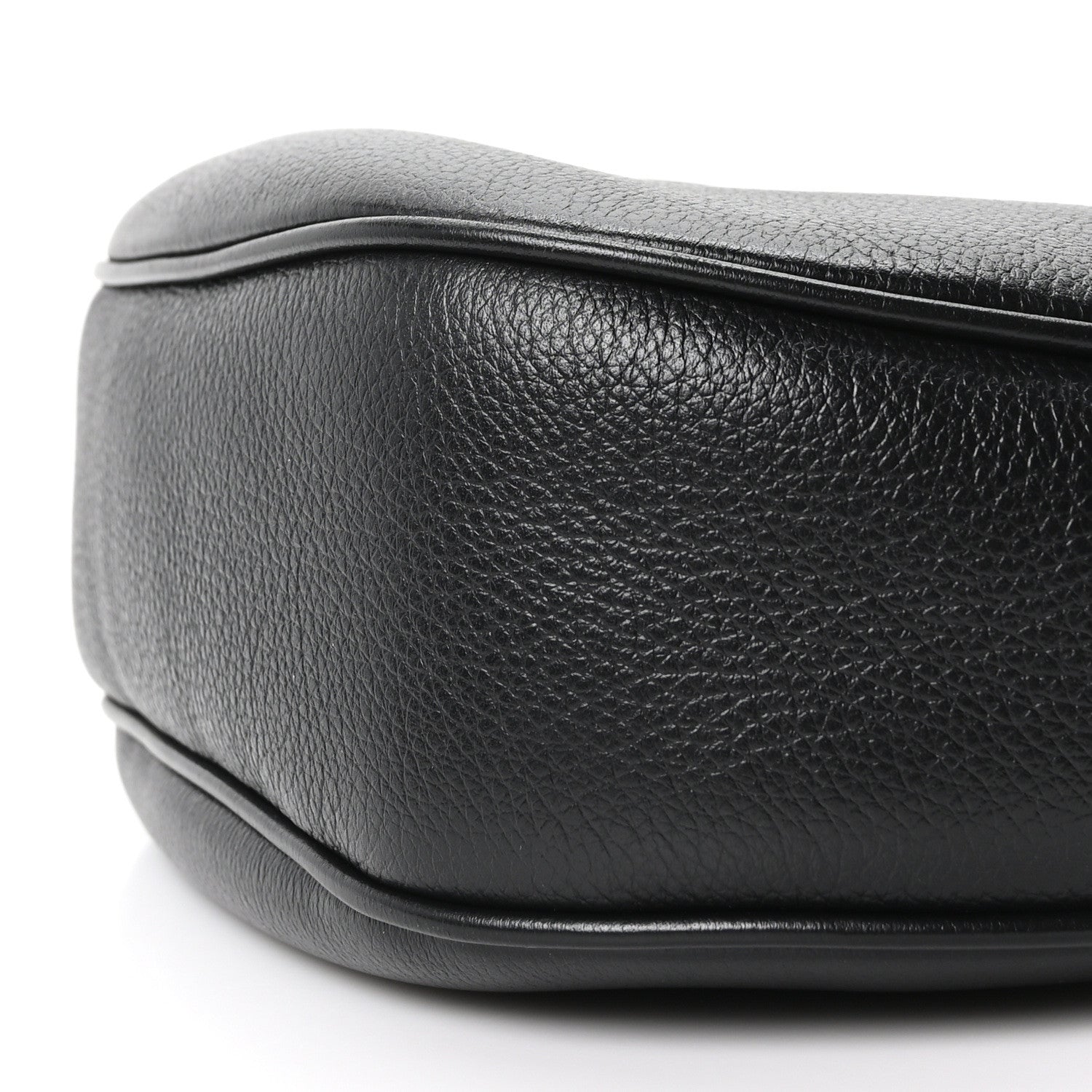 Celine Supple Calfskin Cuir Triomphe Small Heloise Shoulder Bag Black 8 of 8