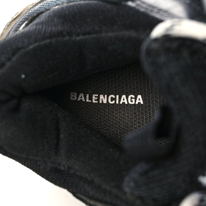 Balenciaga Mesh Nubuck Mens Triple S Sneakers 40 Black 6 of 7