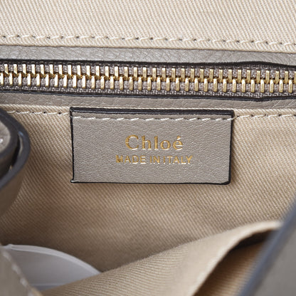 Chloe Suede Calfskin Small Faye Backpack Motty Grey 7 of 9