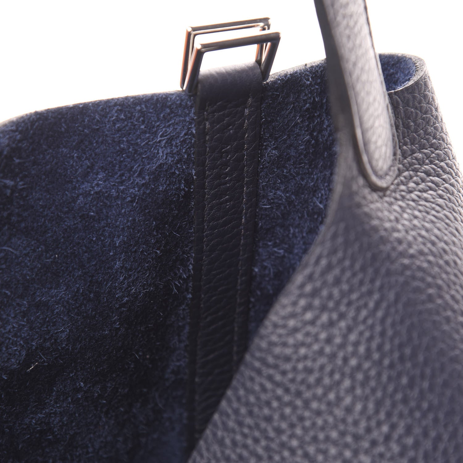 Hermes Taurillon Clemence Picotin Lock 22 MM Bleu Nuit 7 of 11