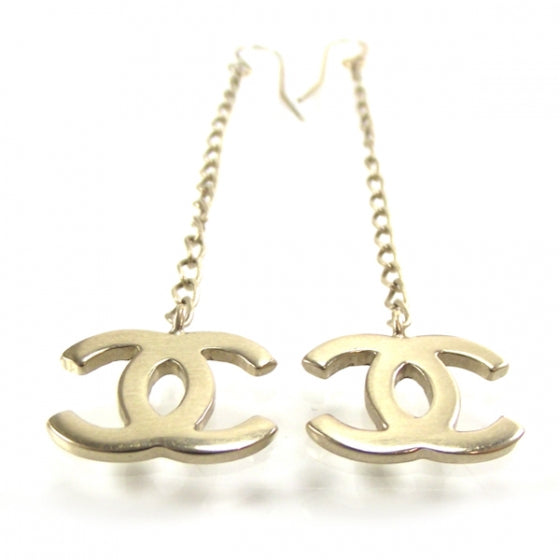 CC Dangle Earrings Gold