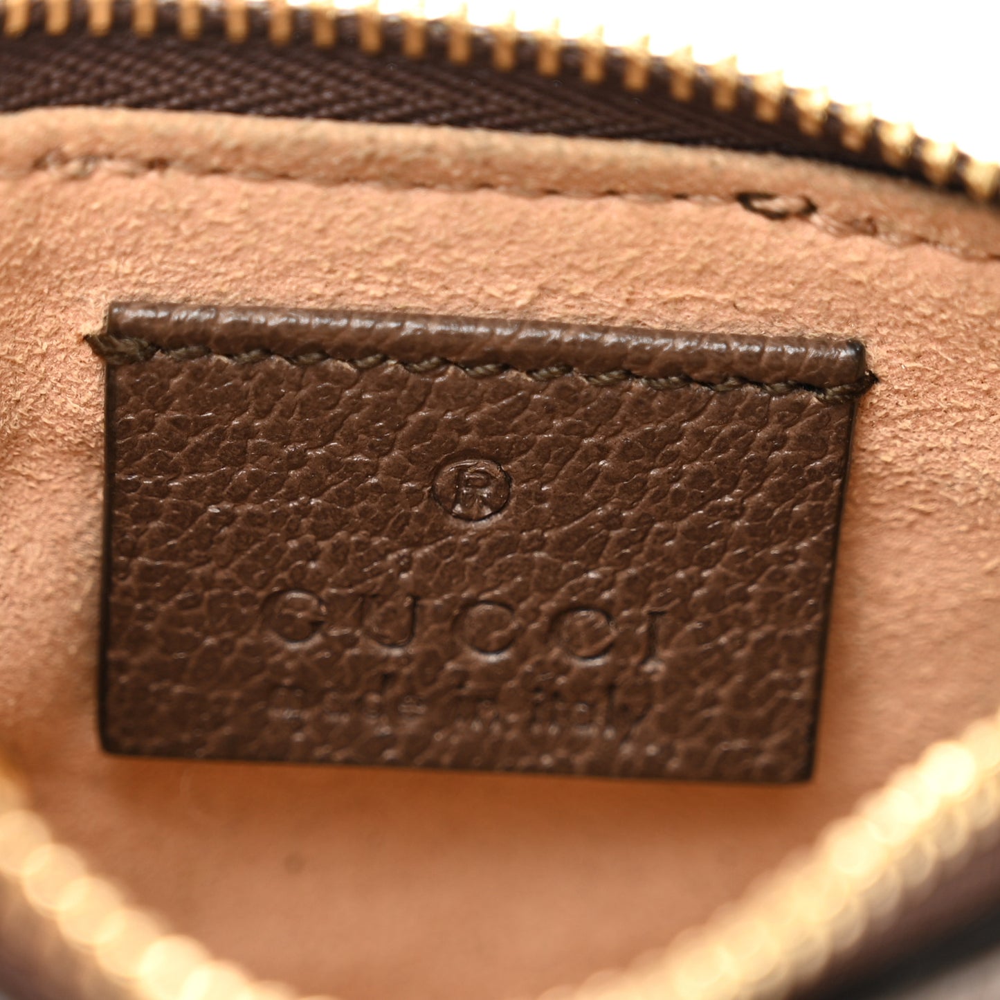GG Supreme Monogram Web Ophidia Key Case Beige New Acero