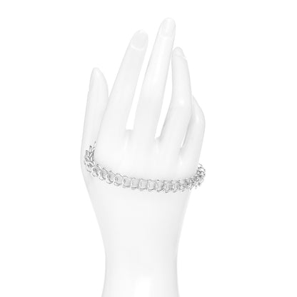 Tiffany Sterling Silver Heart Link Bracelet 2 of 4