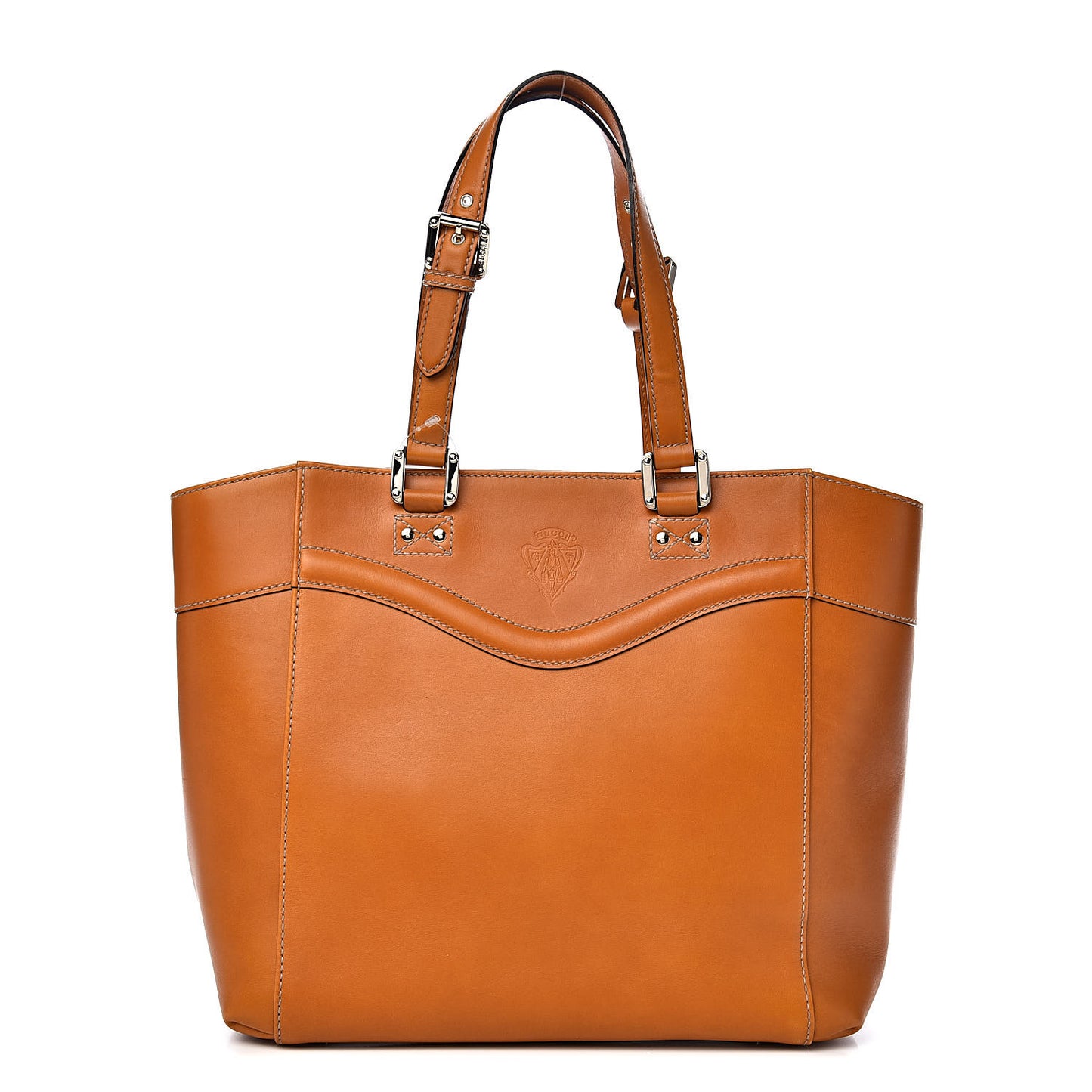 Calfskin Tote Orange