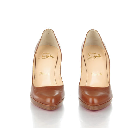 Christian Louboutin Kid Capretto Decollete 868 120 Pumps 36 Brown 2 of 8