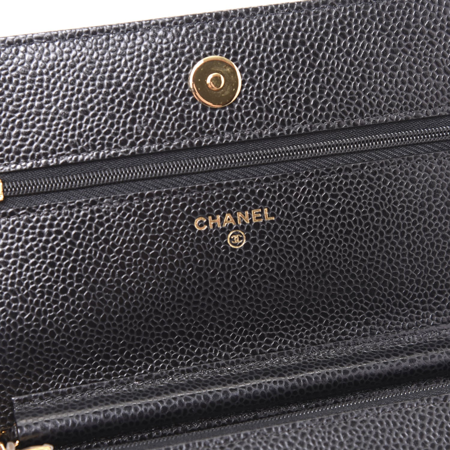Chanel Caviar Quilted Wallet On Chain WOC Black 7 of 11