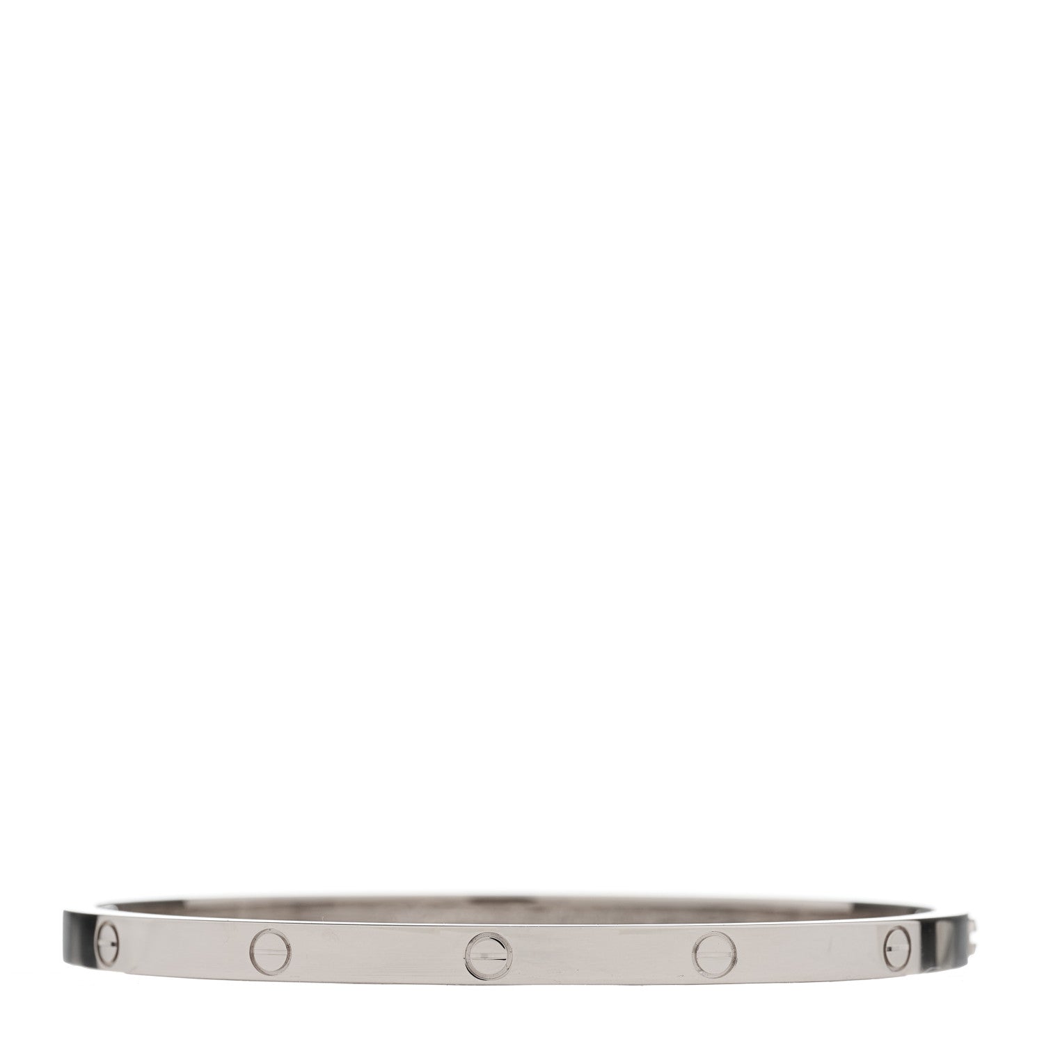 Cartier 18K White Gold Small LOVE Bracelet 16 1 of 4