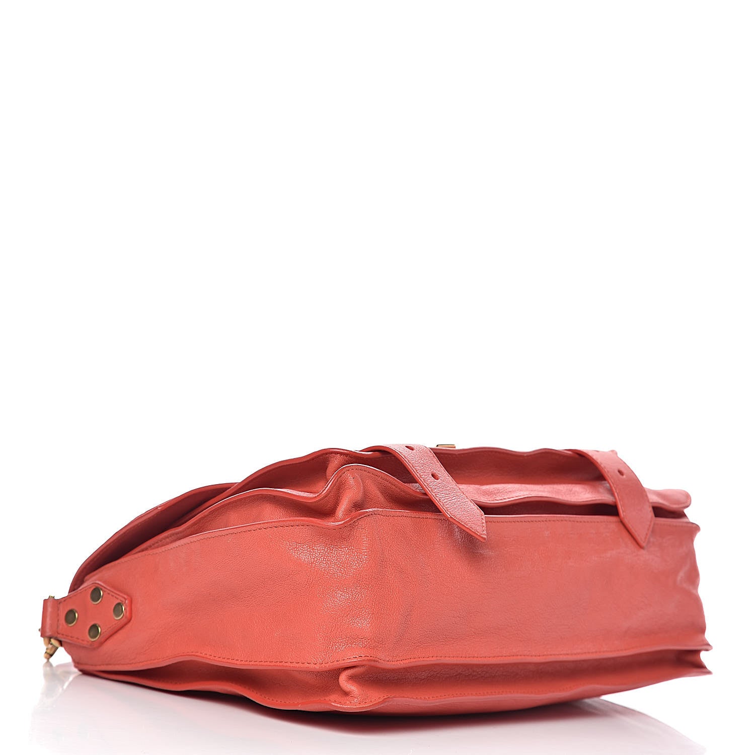 Proenza Schouler Lambskin Medium PS1 Satchel Deep Coral 4 of 21