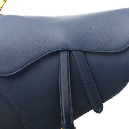 Christian Dior Calfskin Gradient Saddle Bag Indigo Blue 8 of 10