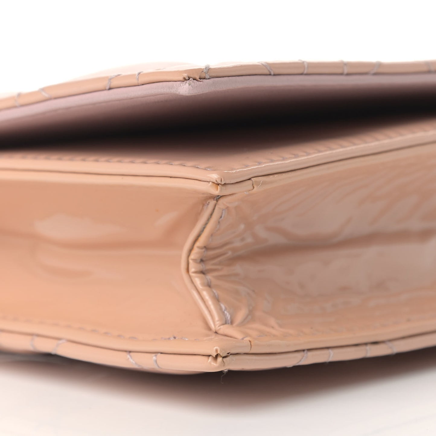 Patent Cannage Lady Dior Convertible Clutch Light Pink