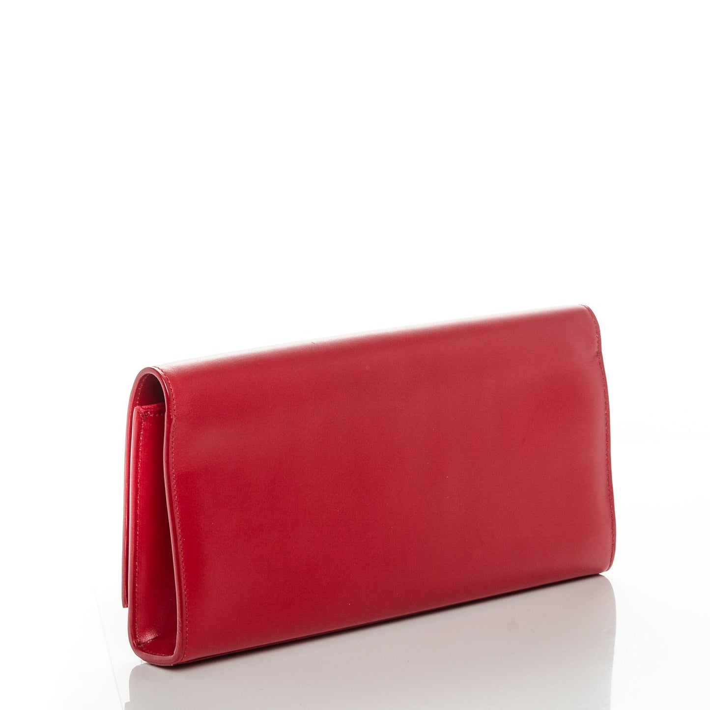 Calfskin Cassandre Tassel Clutch Red