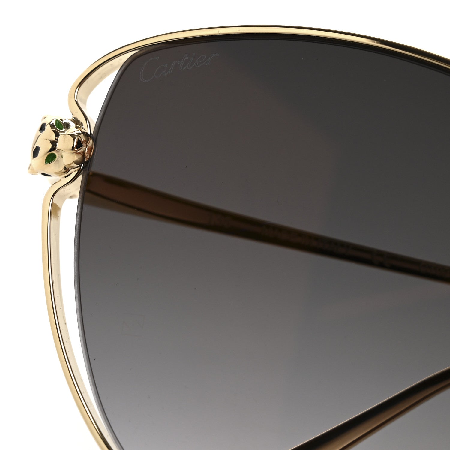 Cartier Panthere De Cartier Sunglasses CT0236S Gold 7 of 8