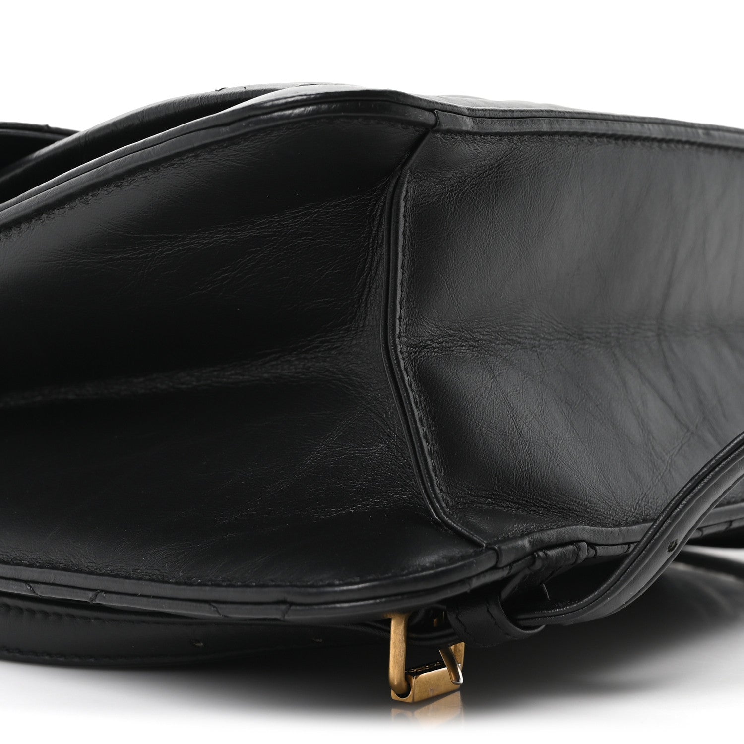 Chanel Aged Calfskin Quilted Double You Backpack Black 8 of 10