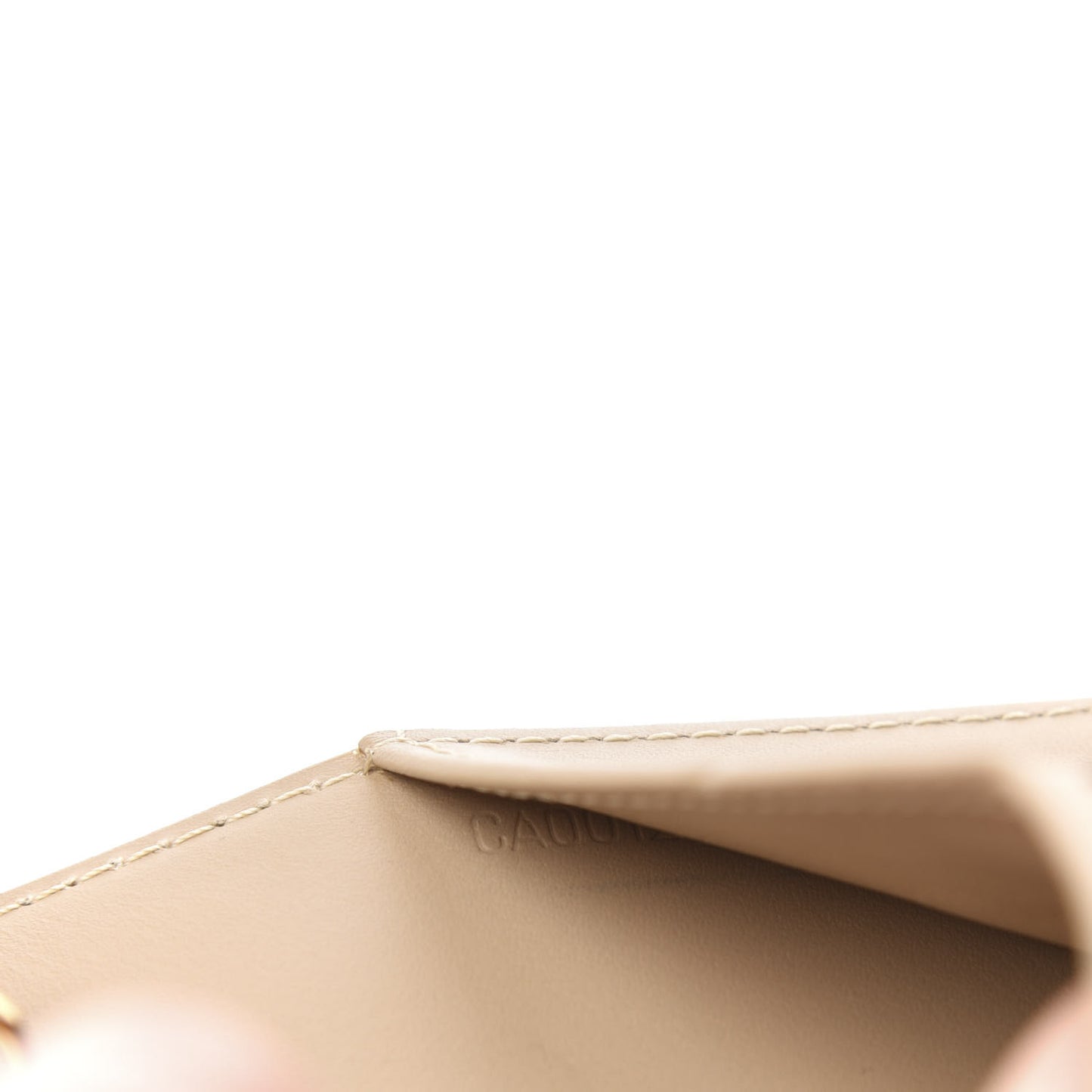 Vernis Small Ring Agenda Cover Blanc Corail