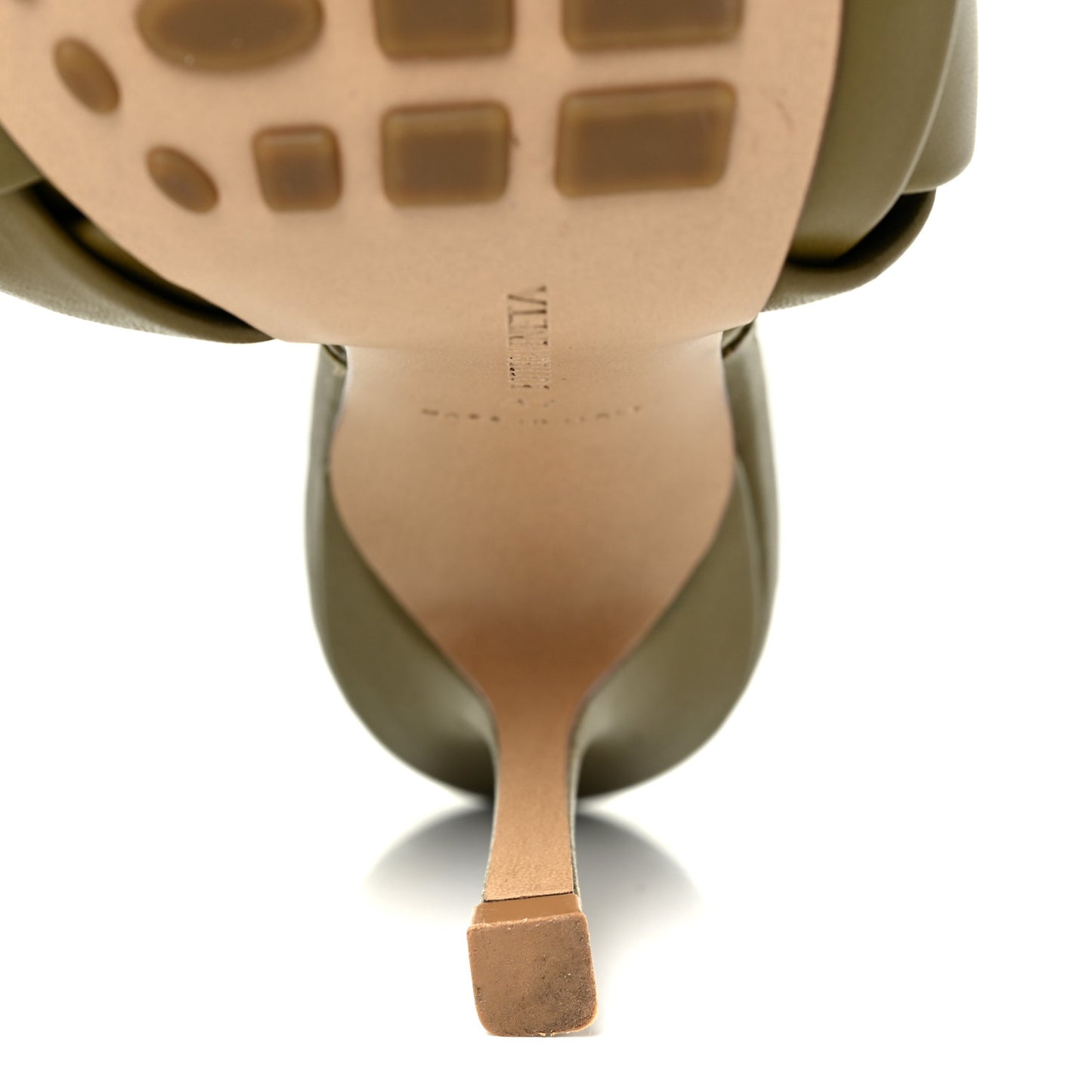 Nappa Maxi Intrecciato Lido 90mm Mule Sandals 37 Fudge