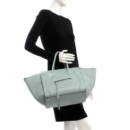 Celine Supple Calfskin Medium Phantom Luggage Glacier 2 of 23
