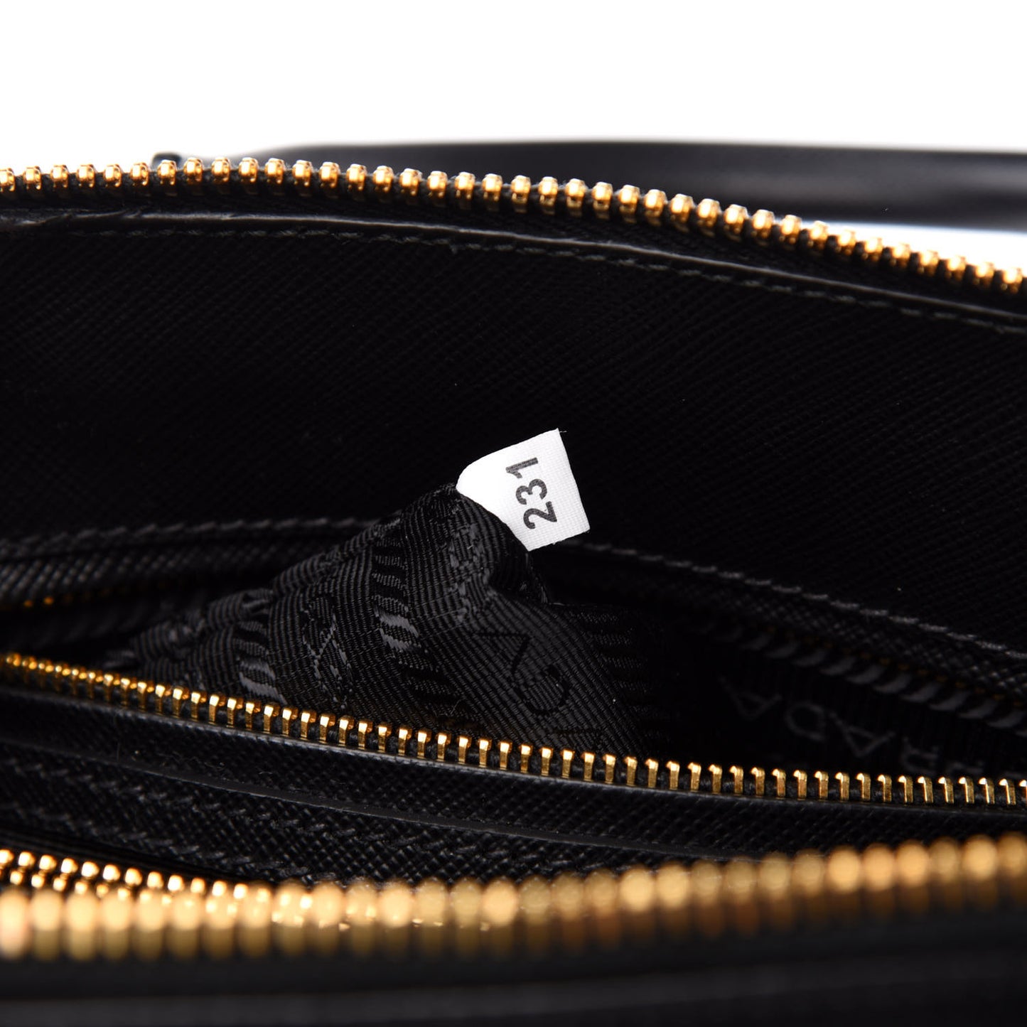 Saffiano Lux Small Promenade Tote Black