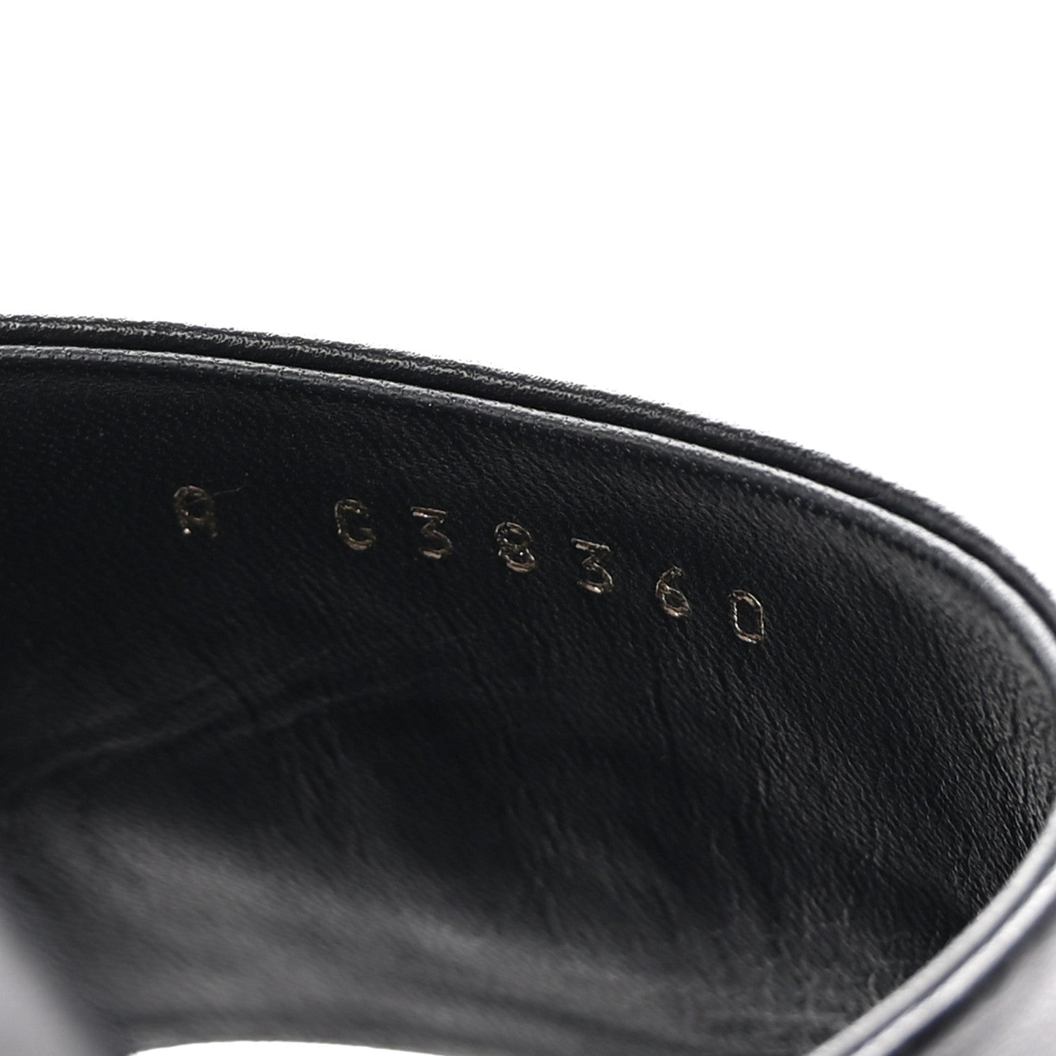 Chanel Lambskin Pearl CC Sandals 38.5 Black 9 of 9