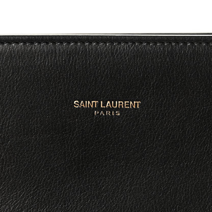 Saint Laurent Calfskin Sac De Jour Clutch Black 9 of 13