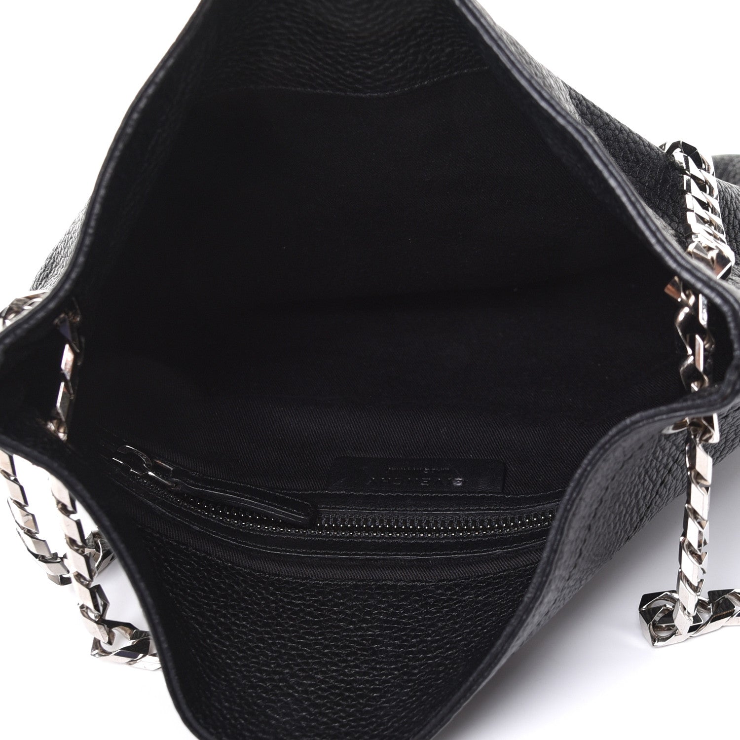 Givenchy Pebbled Calfskin Large HDG Flat Tote Black 7 of 10