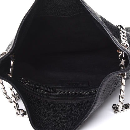 Givenchy Pebbled Calfskin Large HDG Flat Tote Black 7 of 10
