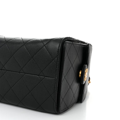 Chanel Caviar Quilted Small Chanel 25 Handbag Black 10 of 11