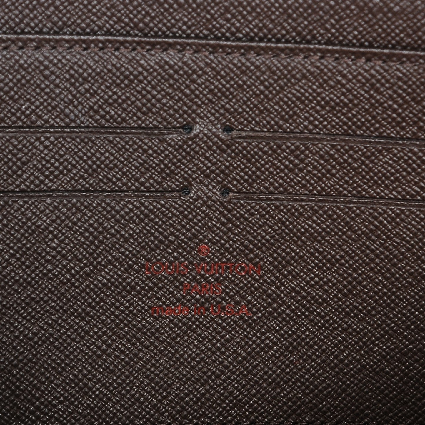 Damier Ebene Zippy Wallet